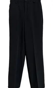 Vilagallo Pantalon uma crep black pants size S‎