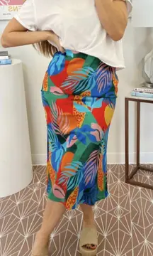 Dress Forum Tropical Times Midi Skirt