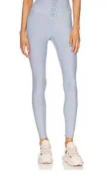 Revolve  Light Blue Lace Up Leggings