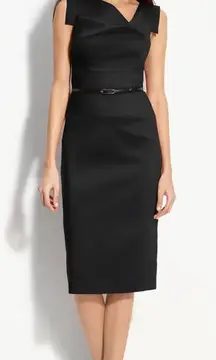 Jackie Stretch Gabardine
Sheath Dress
Black Halo S fall formal cocktail $400