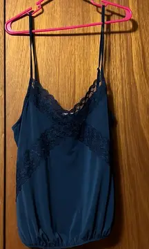 Lace Trim Tank Top