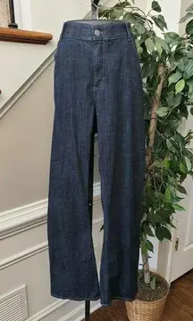 Riders By Lee Women's Blue Denim Cotton Mid Rise Bootcut Jeans Pant Size 20W/M