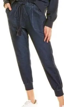 Something Navy Meghan Paperbag Waist Sweatpants