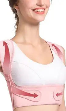 Posture Corrector for Women: Adjustable Lightweight Upper Back Brace