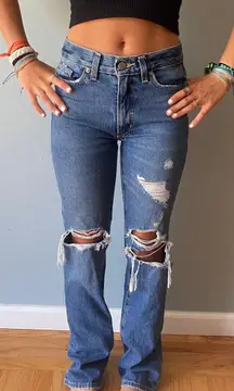 Urban Outfitters Dark Wash Bootcut Jeans