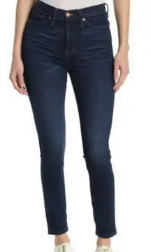 MADEWELL | Women's 10" High Rise Skinny Dark Wash Jeans
