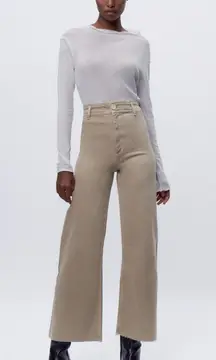 ZARA Marine Straight High Rise Jeans