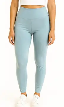 SET Active Size XS Light Blue High-Rise Activewear Leggings.