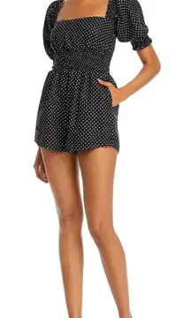 Linen Smocked Romper