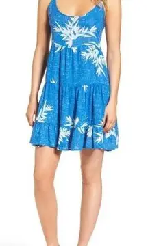 NWT Rails Amber Dress Bird Of Paradise Print Blue XS