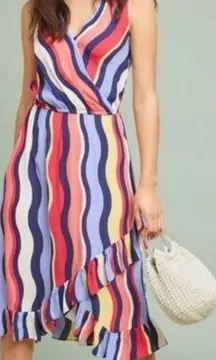 Plenty by Tracy Reese Sleeveless Striped Midi Dress