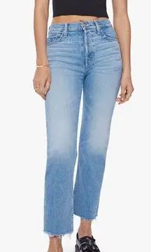 MOTHER The Tomcat Ankle Fray Jeans Women's Size 26 Kitty Corner NWOT $238.00