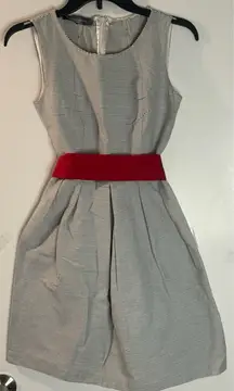 ✨ Sandro Ferrone Pin Stripe A-Line Mini Dress Size Small