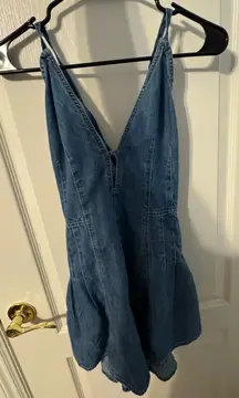 Free People Denim Romper