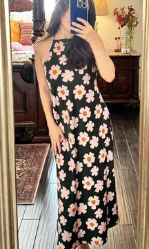 Silk Floral Maxi Dress