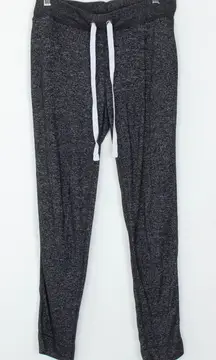 J. Crew Womens Heathered Gray Jogger Pants Drawstring Size M Petite Athleisure