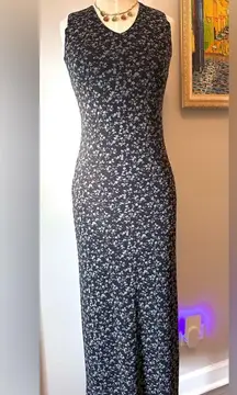 EUC Vintage GAP Midnight Floral Dress
