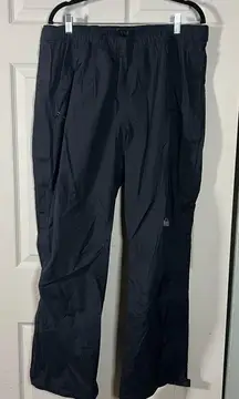 REI Hiking Backpacking Rain Pants, full length leg zippers