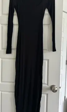Naked wardrobe - long black dress