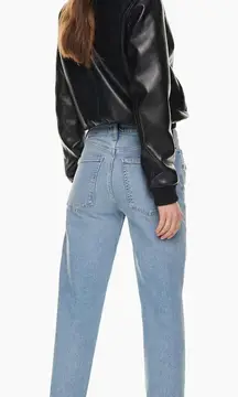 AGOLDE Kye Mid rise Straight Leg Crop Jean in size 24 Forseen Wash