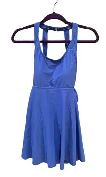 Periwinkle Athletic Dress Twist-back Dress 