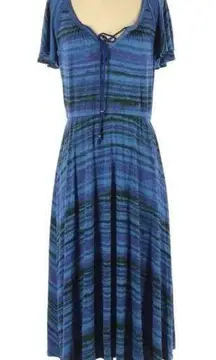 Plenty By Tracy Reese Dress Small S New NWT Short Sleeve Blue RARE HTF GORGEOUS