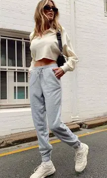 EUC Grey & Black Trackie Sweatpants All In Motion sz Small