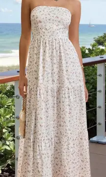 Strapless sundress