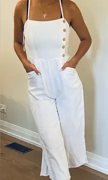 Cute LULUS LINEN jumpsuit ☀️☀️☀️