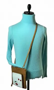 Victor Alfaro‎ Cashmere Turtleneck Sweater Top Aqua Blue Soft Knit Luxury