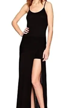 Haute Hippie Jumpsuit Women‎ XS Modal Silk Shorts Wrap Skirt Maxi Whimsigoth