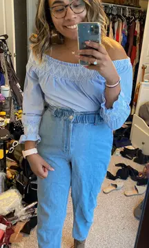 Boutique Paperbag Waist Jeans