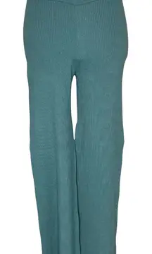 Abercrombie & Fitch Crossover Waist Knit Pull On Ribbed Bootcut Pants Sz XXS/S