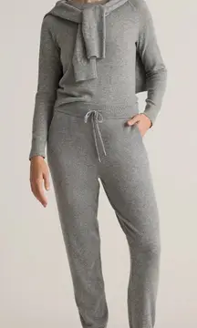 Quince 100% Mongolian Cashmere Sweatpants heather Gray Xl