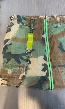 Camouflage Cargo Skirt
