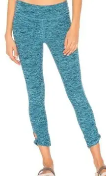 Beyond Yoga  Womens Twist And Shout Capri Legging Small Teal