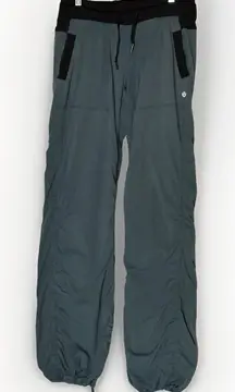 Lululemon Dance Studio Jogger Pant Womens 4 Navy Blue Lined Athleisure