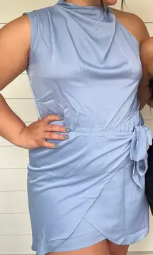 Amazon Blue Date Party Dress