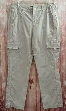 Boston Proper Khaki Cargo Pants