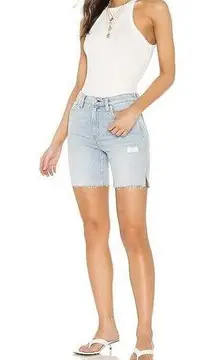 NEW Hudson Hana Denim Mini Biker Short in Devout Size 27