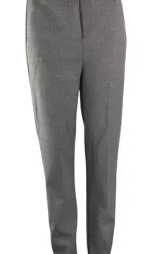 J.Crew Women's Gray High Waisted Straight Skinny Leg Trousers Dress Pants Size 2