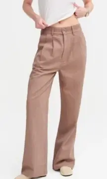 Mate The Label Tencel Twill Pleated Pant Small