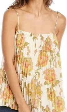 Women's Wild Peony Pleated Tank