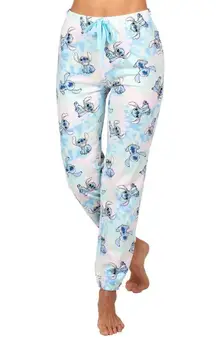 Disney Stitch Womens Cotton Pajama Pants, Sleepwear Bottoms, Stitch