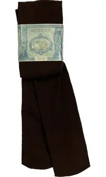 Gracie Hosiery Women's Microfiber Tights Sock‎ Size 5-6 Tall Dark Brown USA NWT