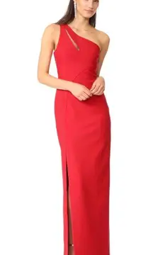 Cinq a Sept Gianna Gown Carmine One Shoulder