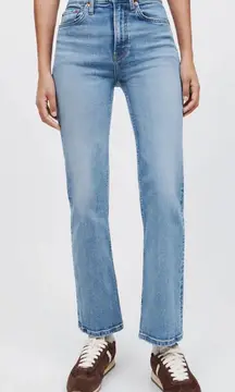 Re/Done  The Comfort Stretch 70s Crop Boot in 60s Fade