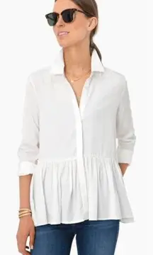 Tuckernuck Charlotte Blouse in White Size XS