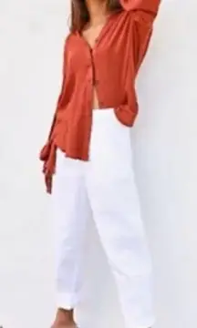 We The Free 'Call You Mine' Terracotta Button-Up Shirt