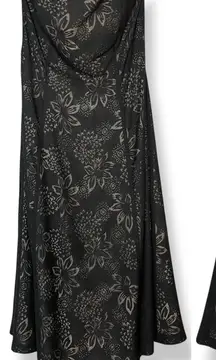 White House Black Market Strapless Dress Black‎ Laser Cut Lace Size 8 Cocktail